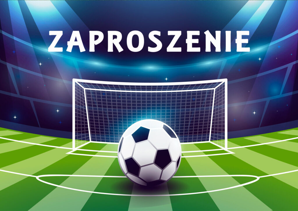 Zaproszenia na urodziny dla dzieci urodzinowe piłka boisko