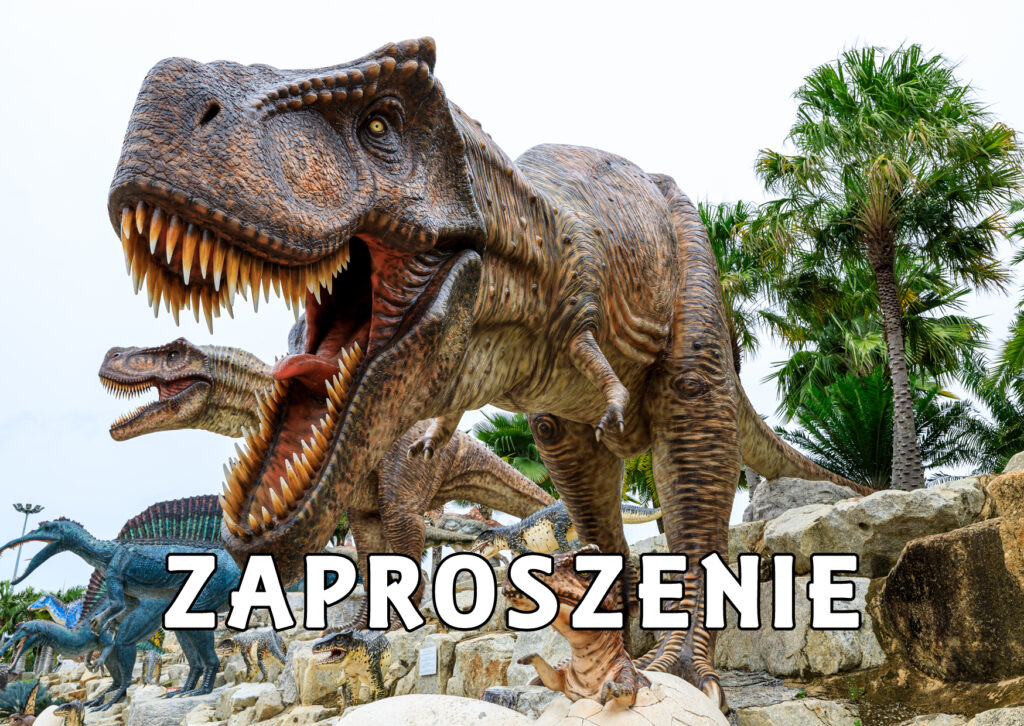 Zaproszenia na urodziny dla dzieci urodzinowe dinozaury