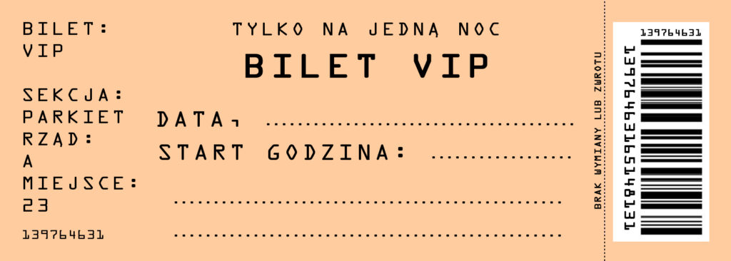 Zaproszenia na urodziny 18 20 30 40 50 60 bilet vip 24 szt
