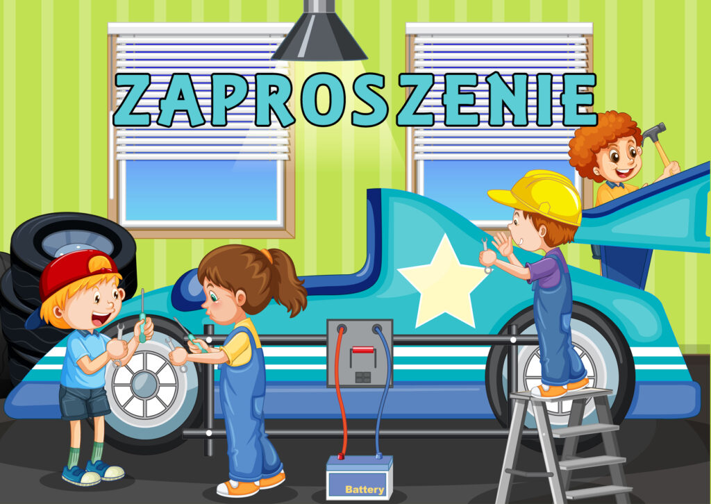 Zaproszenia na urodziny dla dzieci urodzinowe samochód auta
