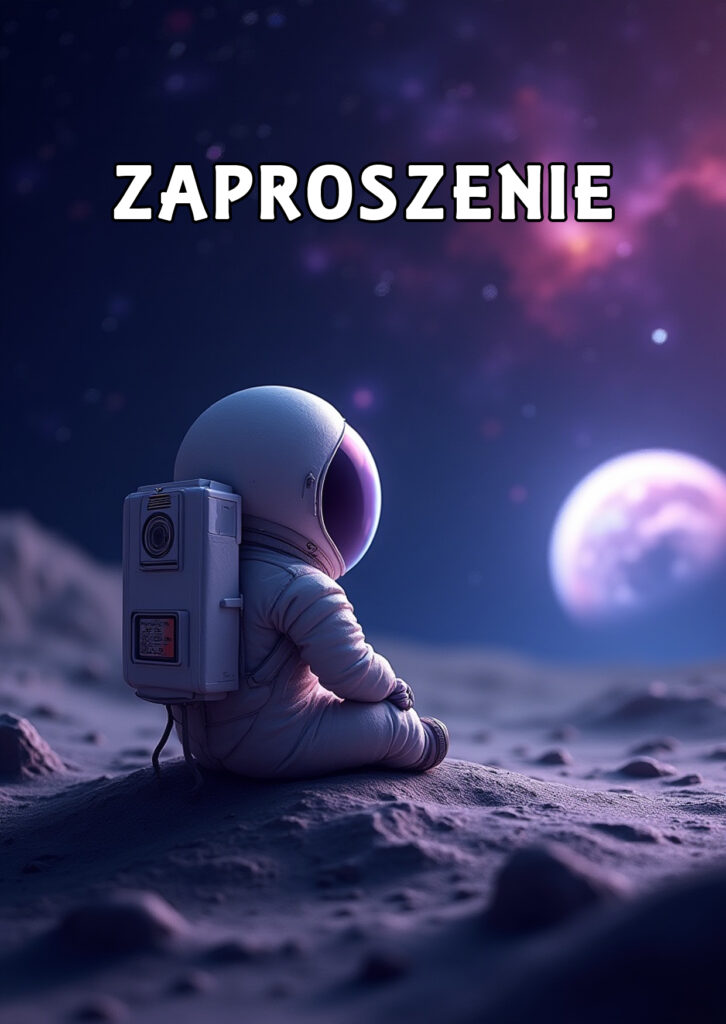Zaproszenia na urodziny dla dzieci urodzinowe kosmos kosmonauta planety