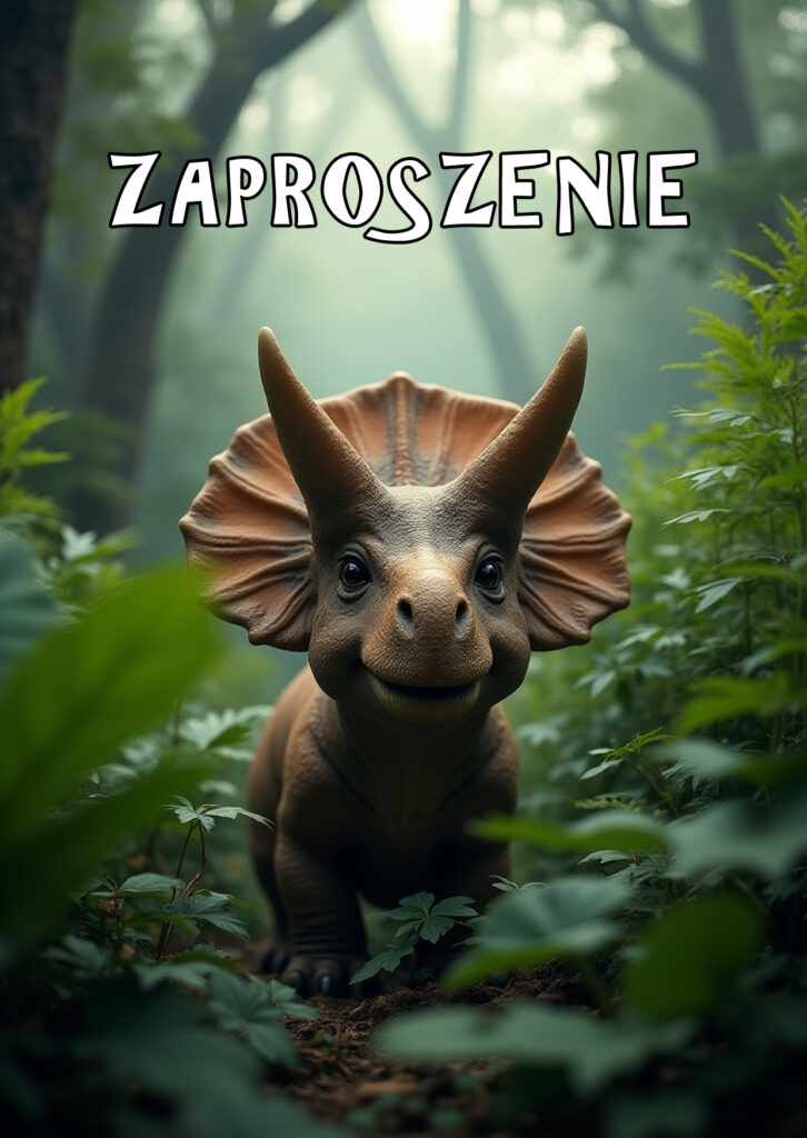 Zaproszenia na urodziny dla dzieci urodzinowe dinozaury