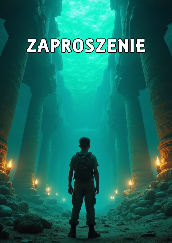 Zaproszenia na urodziny dla dzieci urodzinowe ocean odkrywca atlantyda