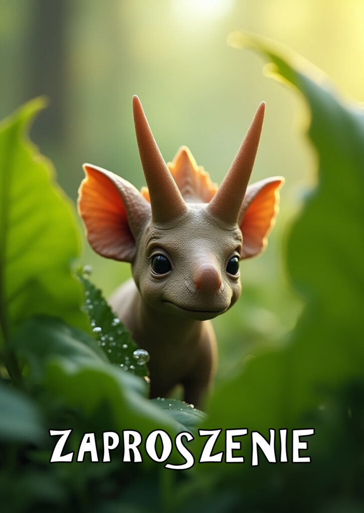 Zaproszenia na urodziny dla dzieci urodzinowe dinozaury