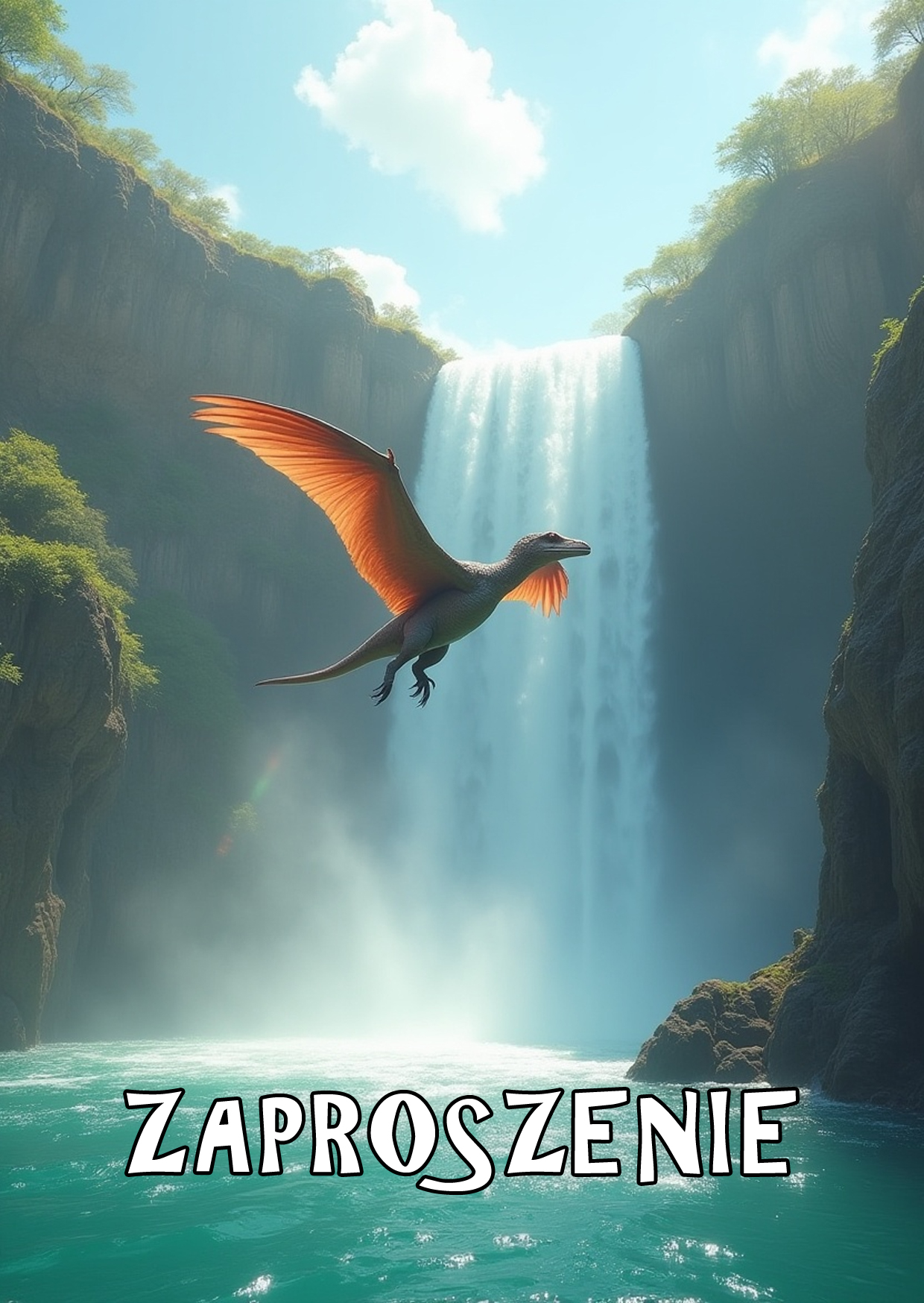 Zaproszenia na urodziny dla dzieci urodzinowe dinozaury