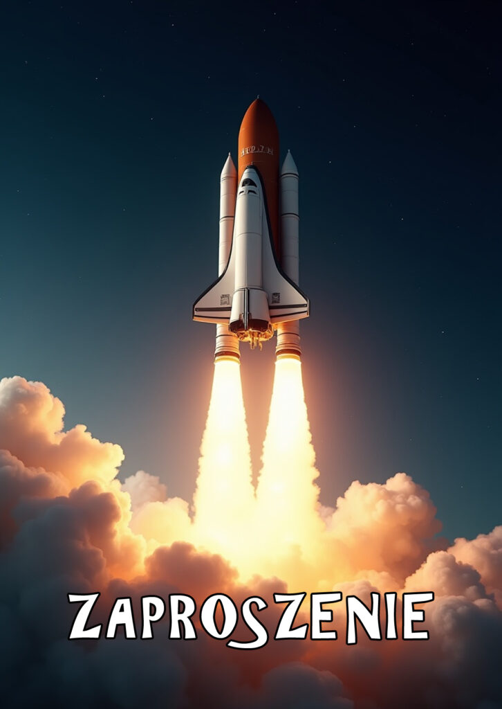 Zaproszenia na urodziny dla dzieci urodzinowe kosmos kosmonauta planety