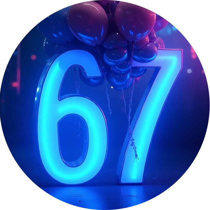Naklejki 4 cm dla dzieci 6 7 six seven