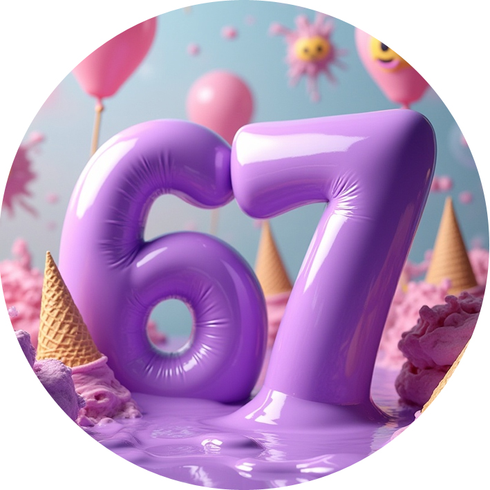 Naklejki 4 cm dla dzieci 6 7 six seven